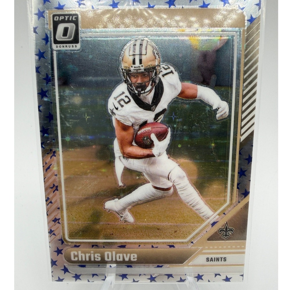 Chris‎ Olave Stars Prizm 2024 Panini Donruss Optic #141 NFL New Orleans Saints